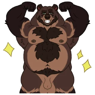 Telegram sticker 💪 Cammobear