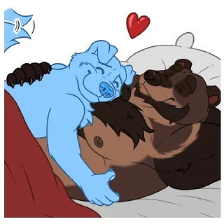Telegram sticker 💤 Cammobear