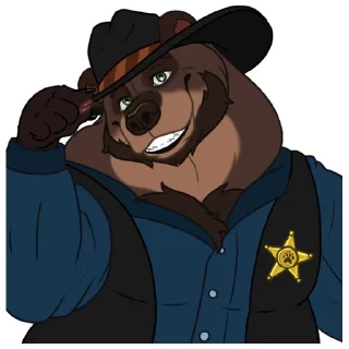 Telegram sticker 🤠 Cammobear
