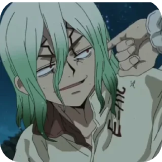 Telegram sticker 👄 Dr.stone)