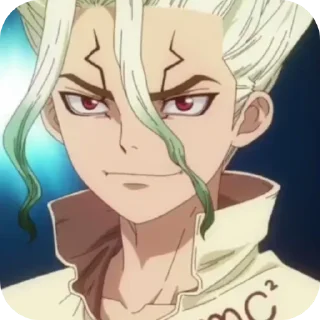 Telegram sticker 👄 Dr.stone)