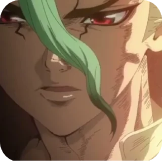 Telegram sticker 👄 Dr.stone)