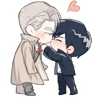 Telegram sticker ❤️ Boys Love [@TodorokiShouto]