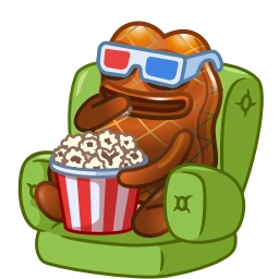 Telegram sticker 🍿 All Plush Pepe @NFT_buy_guide