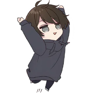 Telegram sticker 🥳 Менхера-кун 6 @Nyasticks