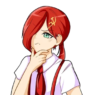 Sticker 🤨 Коммунизм Тян - @stikersR34