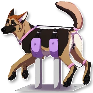 Telegram sticker ☔️ Frisky Freyja