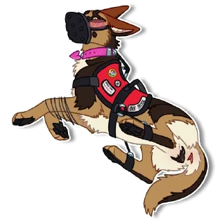 Telegram sticker ➿ Frisky Freyja