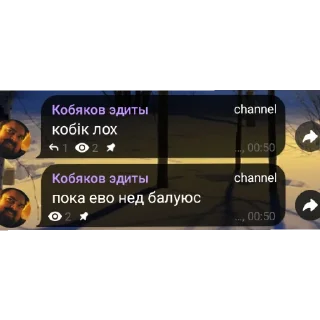 Telegram sticker 👍 Чат кобяка хуйня