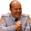 Telegram sticker 😆 Полицейский с рублёвки