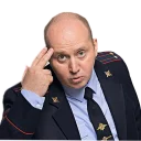 Telegram sticker 😕 Полицейский с рублёвки