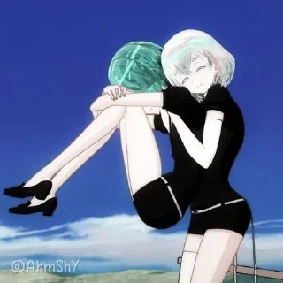 Telegram sticker 💎 - ᗷY @ahMshY 𓉮 . Houseki no Kuni