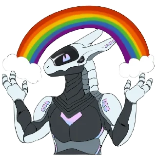 Telegram sticker 🌈 Silica Synth Stickers by @NomuraLok