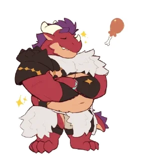 Телеграм стикер 🍖 Astrolicious