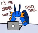 Telegram sticker 😑 Pokemon Reaction Vol. 2