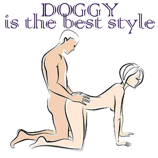 Sticker 😋 Doggy Style for Sex @stickersb2b