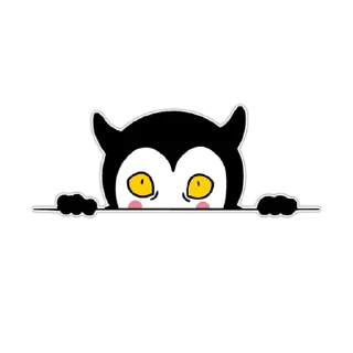 Telegram sticker 😨 Чёрт-те чё @taketnantaket