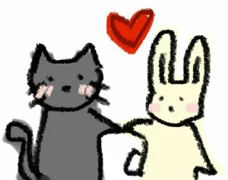 Telegram sticker ❤ meow - :: @fStikBot