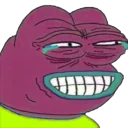 Telegram sticker 😂 Pepe Evolution by @Katycat