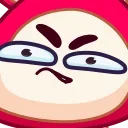 Telegram sticker 😠 Qwabbit