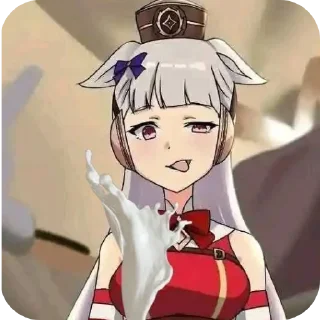 Телеграм стикер 👄 Umamusume