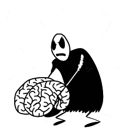 Telegram sticker 🧠 Eat. Shit. Laugh. #1031 @sticker_bot