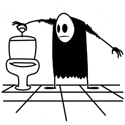Telegram sticker 🚽 Eat. Shit. Laugh. #1031 @sticker_bot