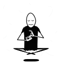 Video sticker 💅 Eat. Shit. Laugh. #1031 @sticker_bot