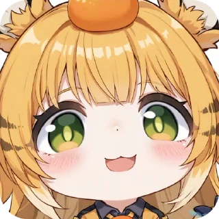Телеграм стикер 🥰 Ju FuFu~ 🐯✨ :: @fStikBot