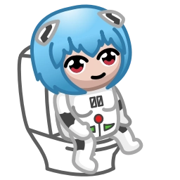 Sticker 🚽 Milady Rei (@yovssmash)