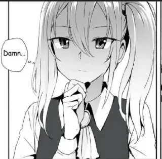 Video sticker 😐 | B&W Anime Collection • @Schizoid_Nazist |
