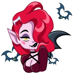 Sticker 🎀 𝑣𝑎𝑚𝑝 𝑔𝑖𝑟𝑙 °• @raqside