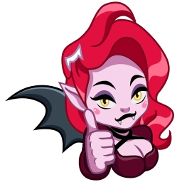 Sticker 🎀 𝑣𝑎𝑚𝑝 𝑔𝑖𝑟𝑙 °• @raqside