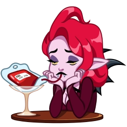 Sticker 🎀 𝑣𝑎𝑚𝑝 𝑔𝑖𝑟𝑙 °• @raqside