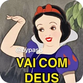 Telegram sticker 👋 Mais uma da loira @bypasp 😌