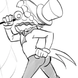 Telegram sticker 🙃 Caine|TADC