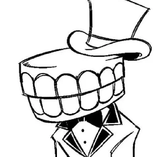 Telegram sticker 🙈 Caine|TADC