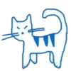 Sticker 🐱 Blue @emodji_mirik