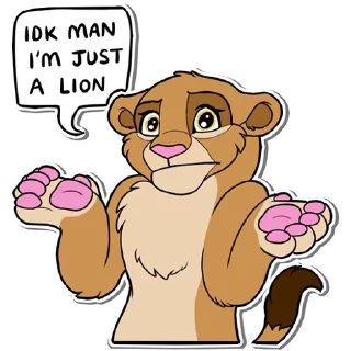 Video sticker 😕 IDK Lions