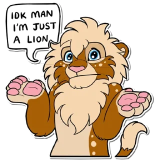 Video sticker 😕 IDK Lions