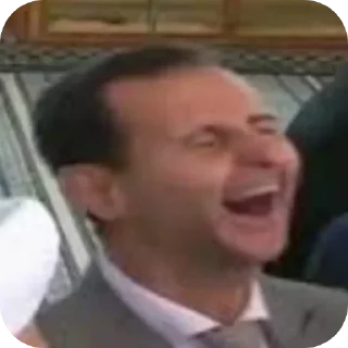 Telegram sticker 🤣 Bashar Al-assad by @Aziz_stickers