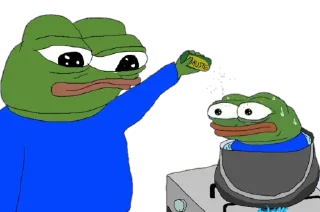 Sticker 😋 pepe by @lunarpassage