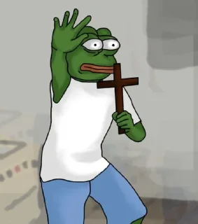 Telegram sticker 😱 pepe by @lunarpassage