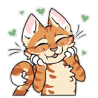 Video sticker 🥰 Orange Cat by maimface