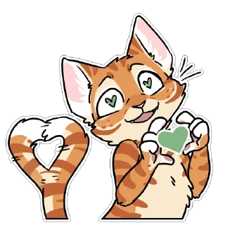 Video sticker ❤️ Orange Cat by maimface