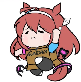Sticker 📦 @GreySunders || Uma Musume : Pretty Derby