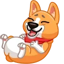 Sticker 😂 Muffin the Corgi