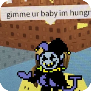 Telegram stiker 🧸 Jevil✅ :: @fStikBot