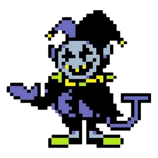 Telegram stiker 🔳 Jevil✅ :: @fStikBot