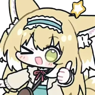 Telegram sticker 🦊 @KyuubiRan
